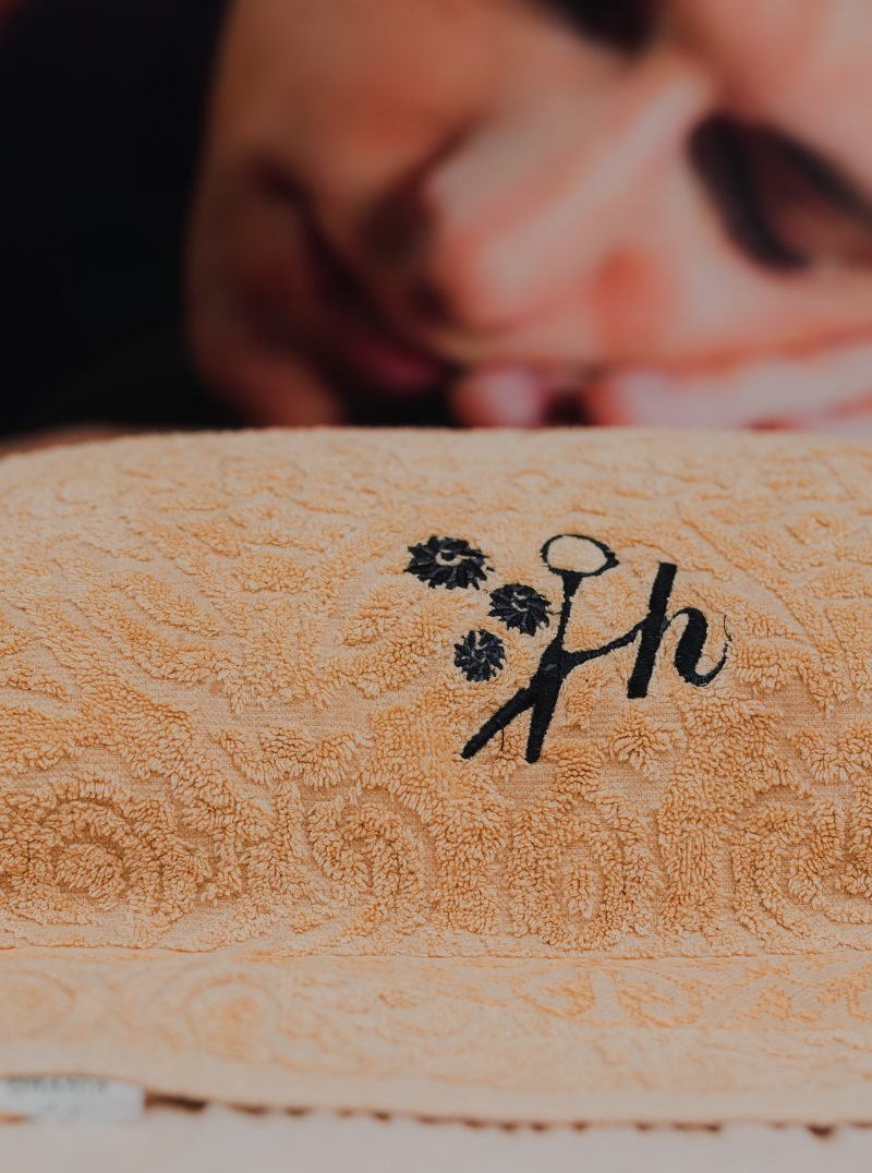 Hanane Center branded spa towels